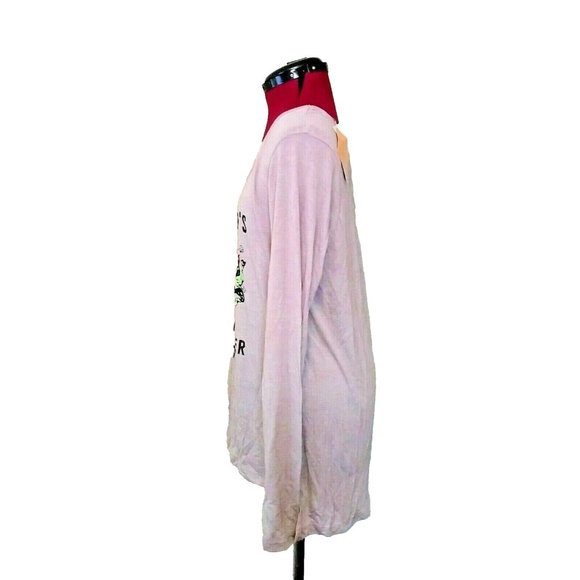 Justice League Neighborhood Watch Womens Top Size XL Gray Caged Back Sid… - Picture 3 of 8